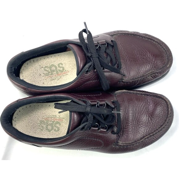 SAS Bout Time Men\'s 11M Shoes Brown Leather Oxford Casual Comfort Lace Up main image 6